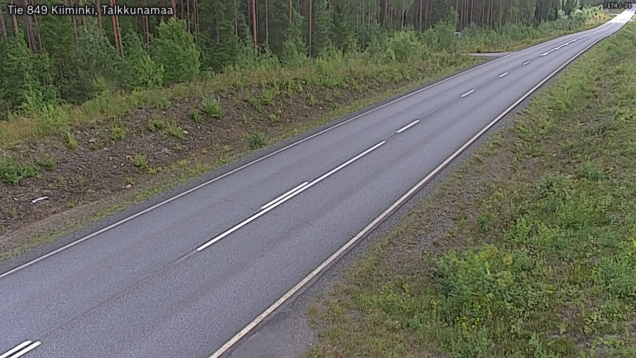 Kelikamerat Kuva Tie 849 Kiiminki, Talkkunamaa, Oulu, Pohjois-Pohjanmaa