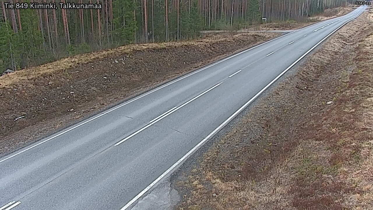 Kelikamerat Kuva Tie 849 Kiiminki, Talkkunamaa, Oulu, Pohjois-Pohjanmaa