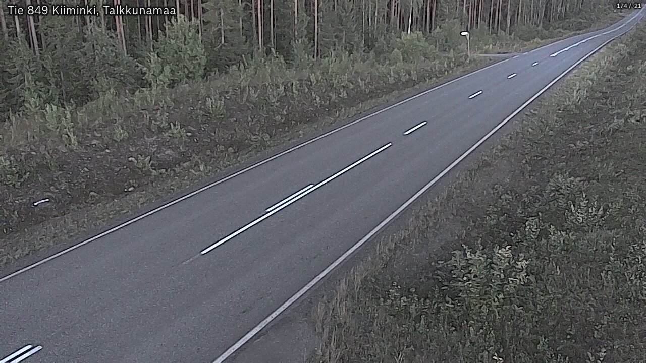 Kelikamerat Kuva Tie 849 Kiiminki, Talkkunamaa, Oulu, Pohjois-Pohjanmaa