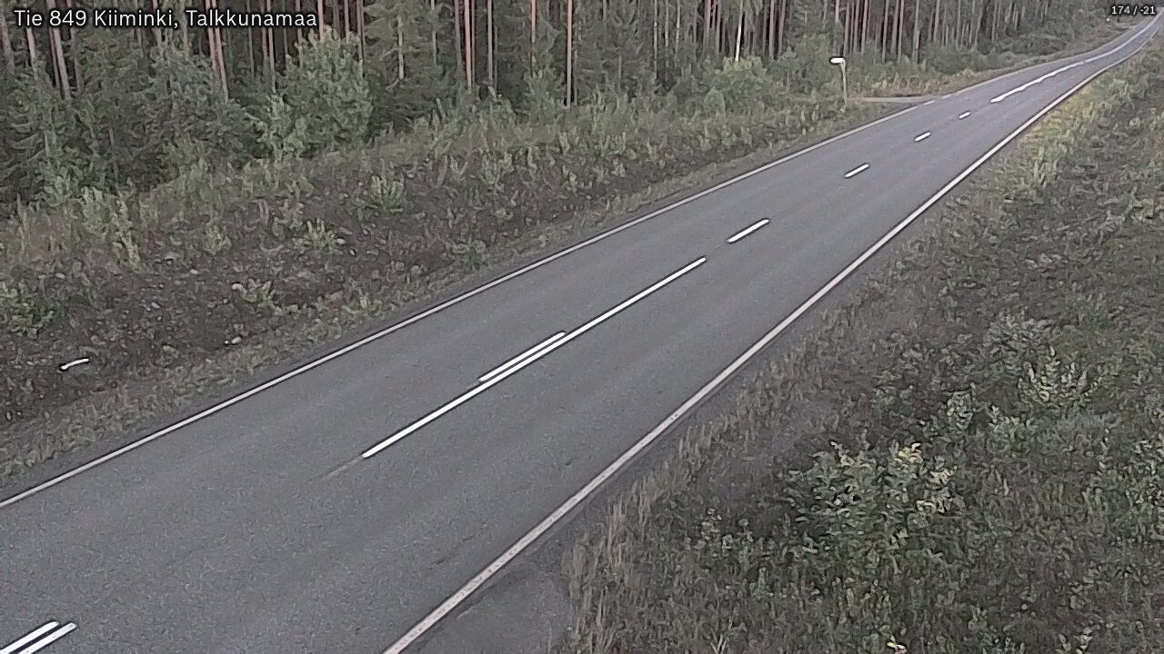 Kelikamerat Kuva Tie 849 Kiiminki, Talkkunamaa, Oulu, Pohjois-Pohjanmaa