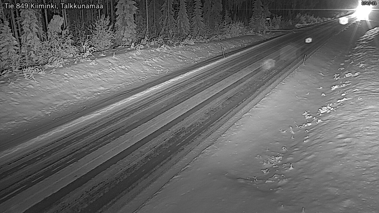 Kelikamerat Kuva Tie 849 Kiiminki, Talkkunamaa, Oulu, Pohjois-Pohjanmaa