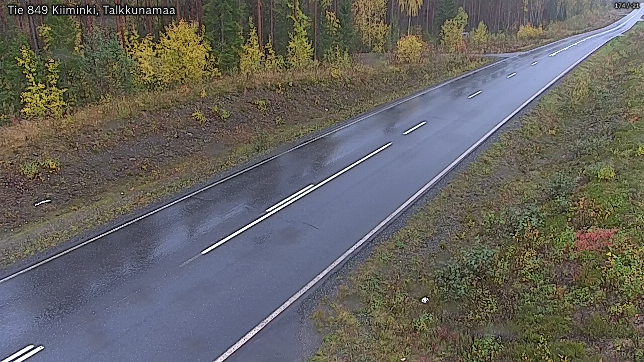 Kelikamerat Kuva Tie 849 Kiiminki, Talkkunamaa, Oulu, Pohjois-Pohjanmaa
