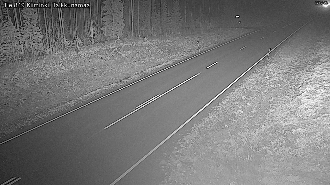 Kelikamerat Kuva Tie 849 Kiiminki, Talkkunamaa, Oulu, Pohjois-Pohjanmaa