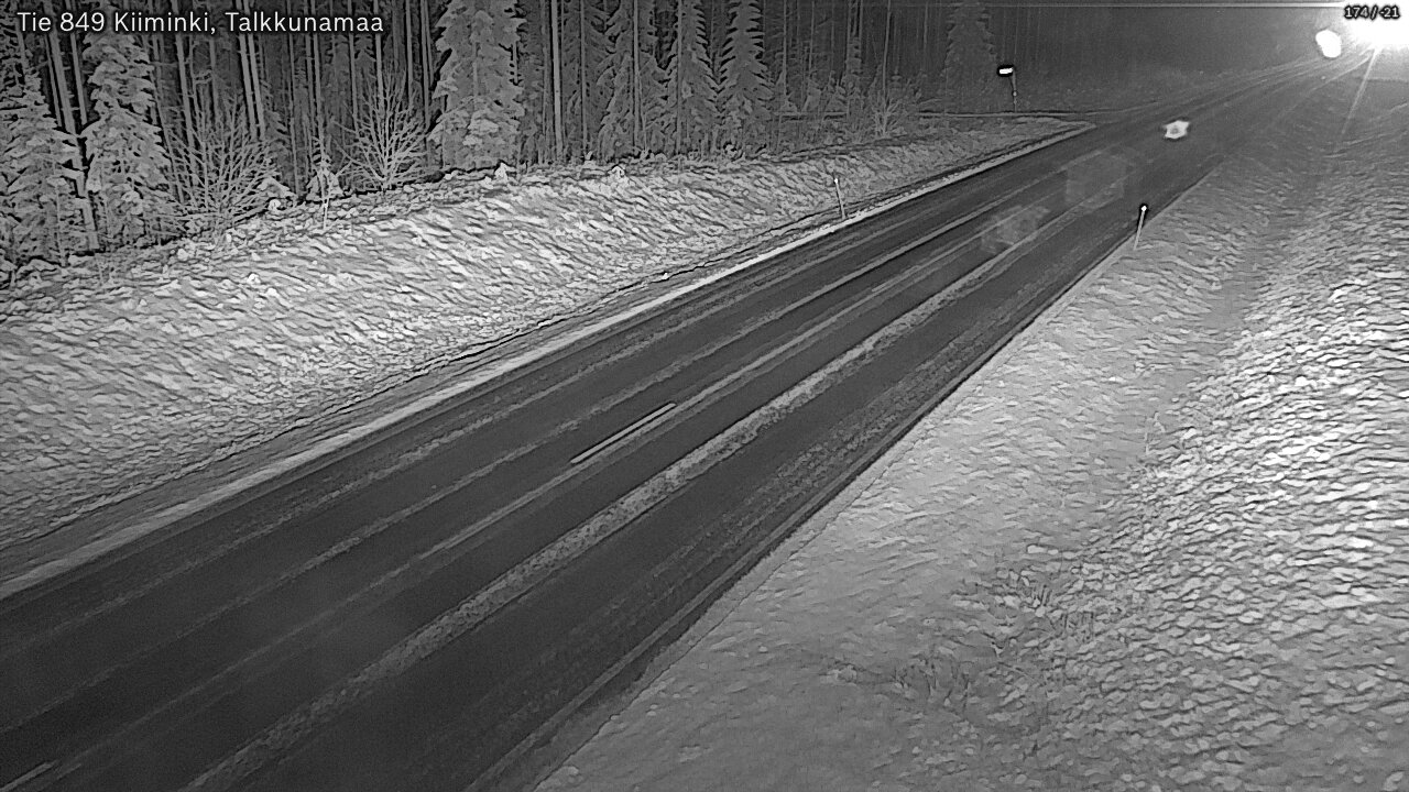 Kelikamerat Kuva Tie 849 Kiiminki, Talkkunamaa, Oulu, Pohjois-Pohjanmaa