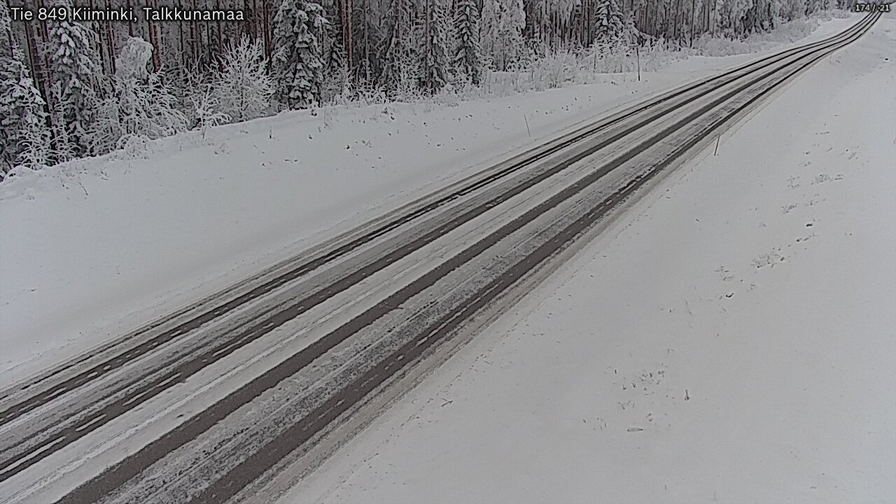 Kelikamerat Kuva Tie 849 Kiiminki, Talkkunamaa, Oulu, Pohjois-Pohjanmaa