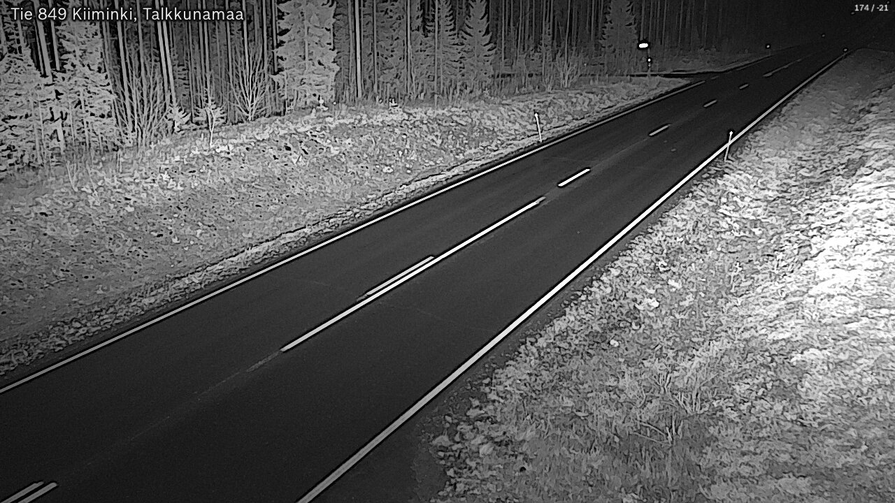 Kelikamerat Kuva Tie 849 Kiiminki, Talkkunamaa, Oulu, Pohjois-Pohjanmaa