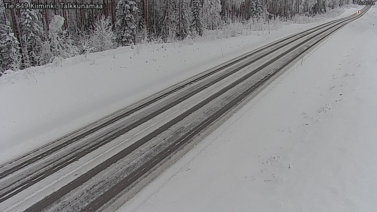 Kelikamerat Kuva Tie 849 Kiiminki, Talkkunamaa, Oulu, Pohjois-Pohjanmaa