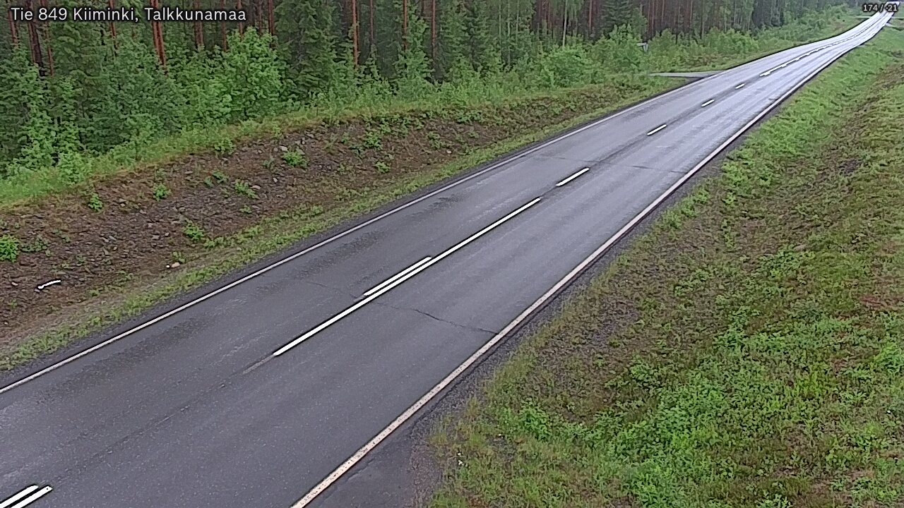 Kelikamerat Kuva Tie 849 Kiiminki, Talkkunamaa, Oulu, Pohjois-Pohjanmaa