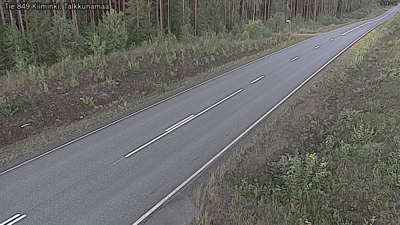 Kelikamerat Kuva Tie 849 Kiiminki, Talkkunamaa, Oulu, Pohjois-Pohjanmaa