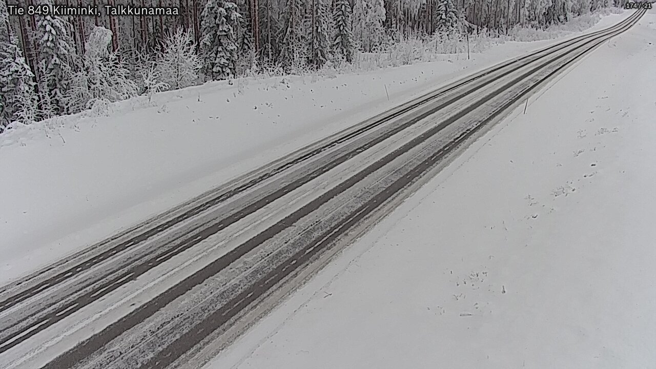 Kelikamerat Kuva Tie 849 Kiiminki, Talkkunamaa, Oulu, Pohjois-Pohjanmaa