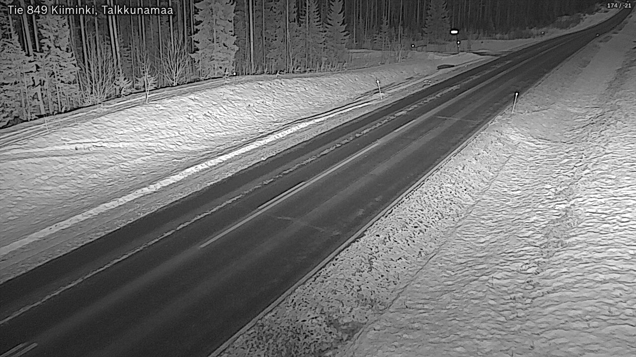 Kelikamerat Kuva Tie 849 Kiiminki, Talkkunamaa, Oulu, Pohjois-Pohjanmaa