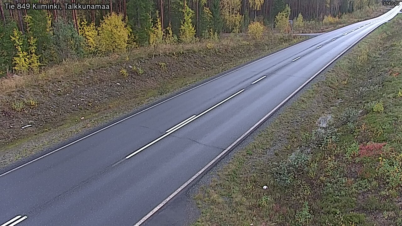 Kelikamerat Kuva Tie 849 Kiiminki, Talkkunamaa, Oulu, Pohjois-Pohjanmaa