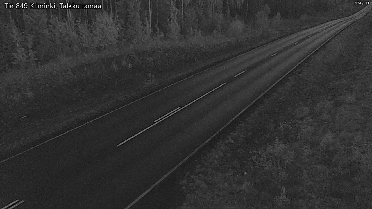 Kelikamerat Kuva Tie 849 Kiiminki, Talkkunamaa, Oulu, Pohjois-Pohjanmaa