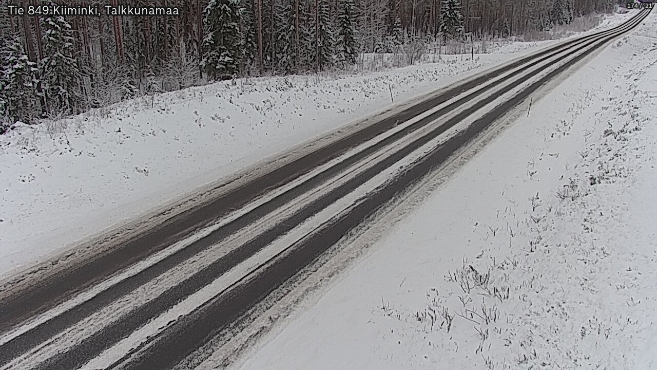 Kelikamerat Kuva Tie 849 Kiiminki, Talkkunamaa, Oulu, Pohjois-Pohjanmaa