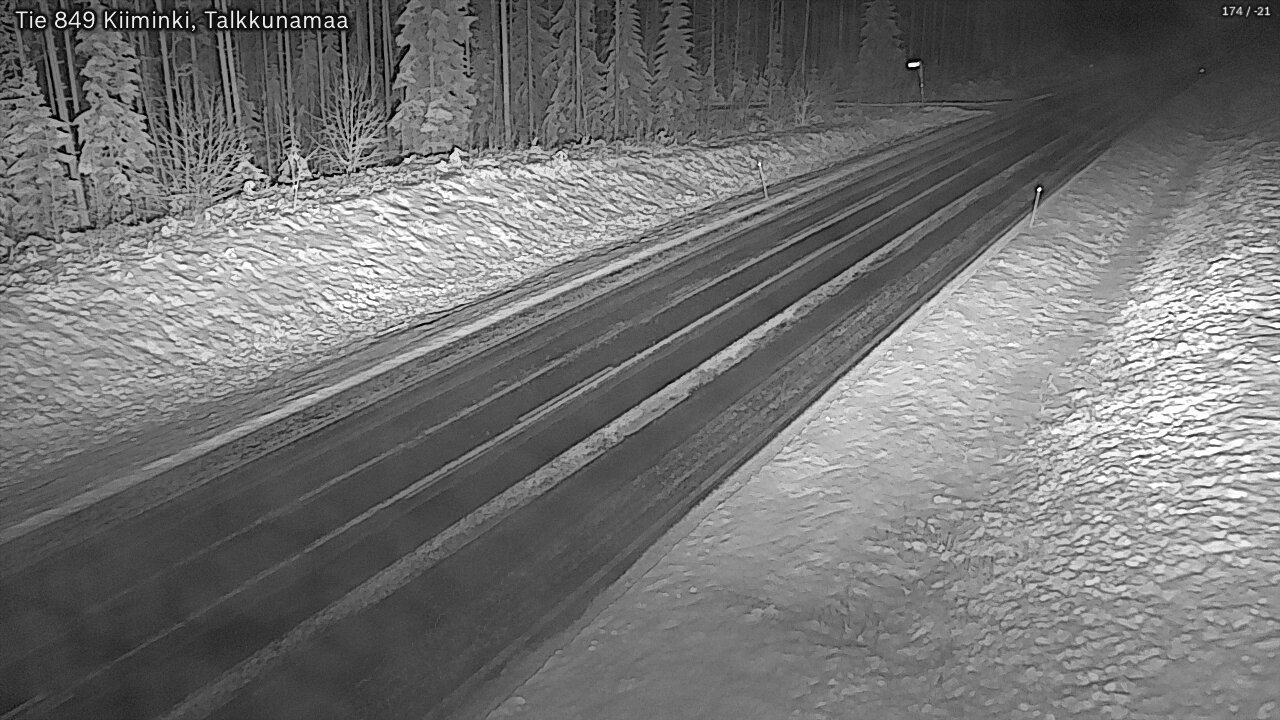 Kelikamerat Kuva Tie 849 Kiiminki, Talkkunamaa, Oulu, Pohjois-Pohjanmaa