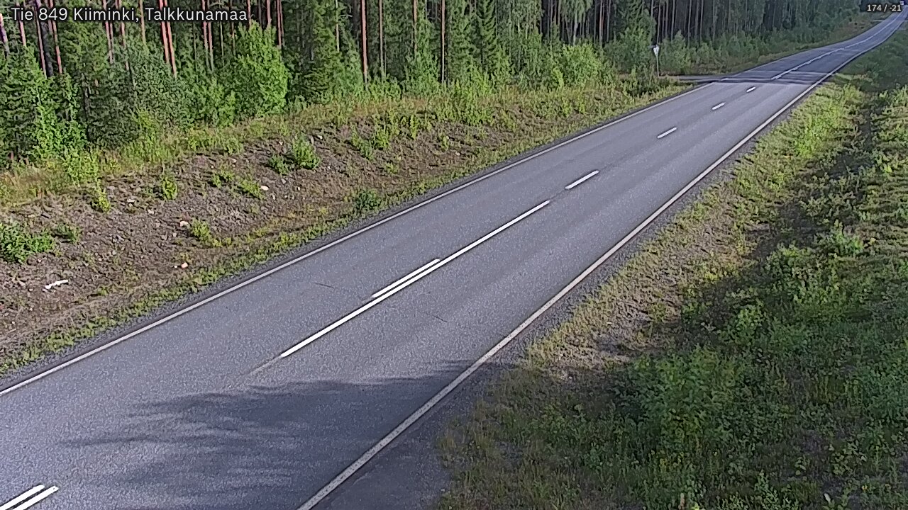 Kelikamerat Kuva Tie 849 Kiiminki, Talkkunamaa, Oulu, Pohjois-Pohjanmaa