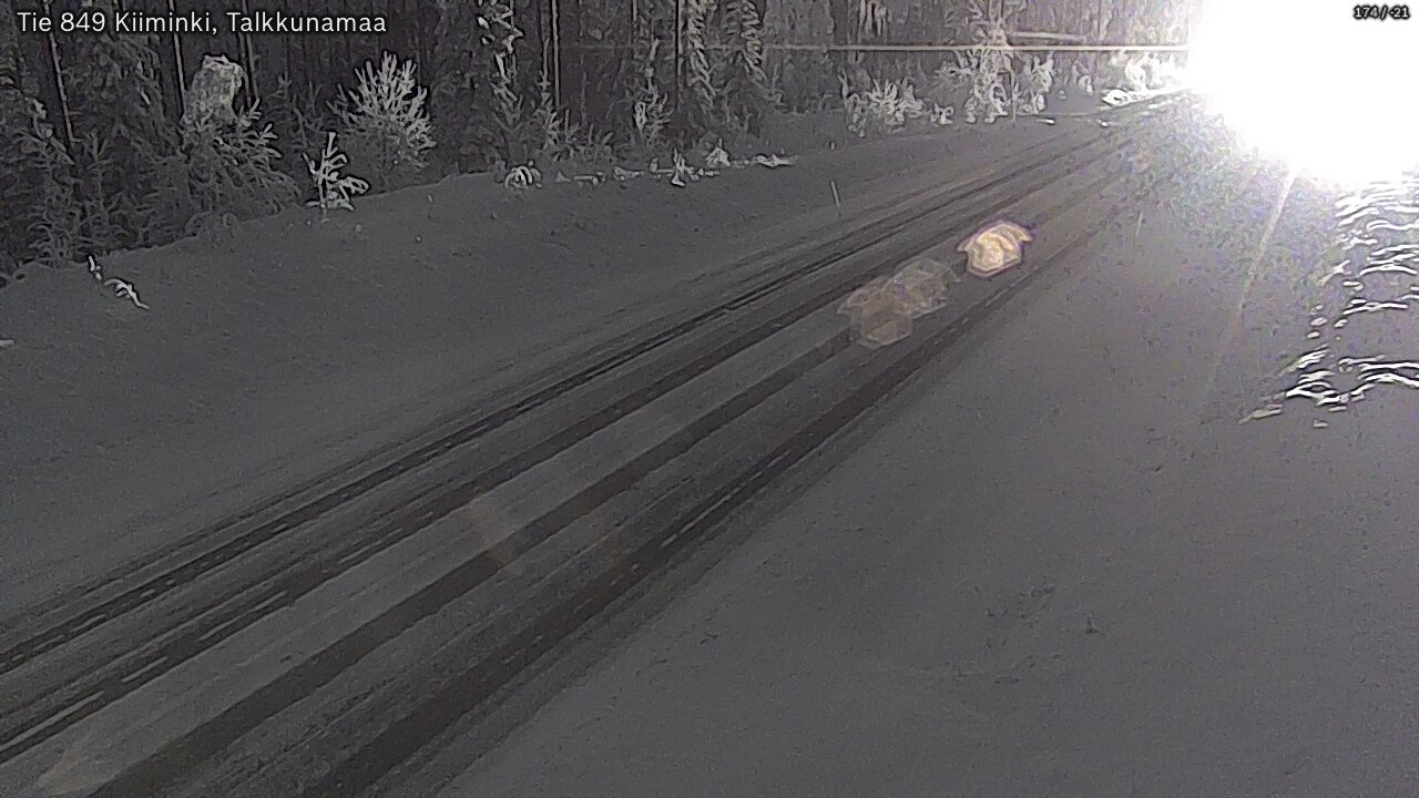 Kelikamerat Kuva Tie 849 Kiiminki, Talkkunamaa, Oulu, Pohjois-Pohjanmaa