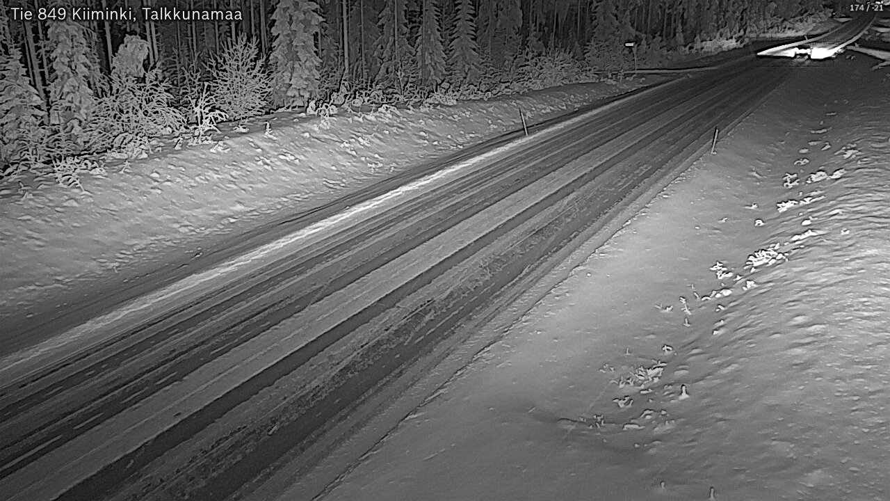 Kelikamerat Kuva Tie 849 Kiiminki, Talkkunamaa, Oulu, Pohjois-Pohjanmaa