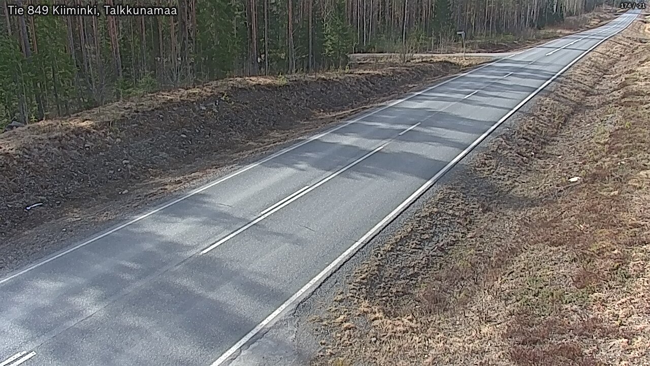 Kelikamerat Kuva Tie 849 Kiiminki, Talkkunamaa, Oulu, Pohjois-Pohjanmaa