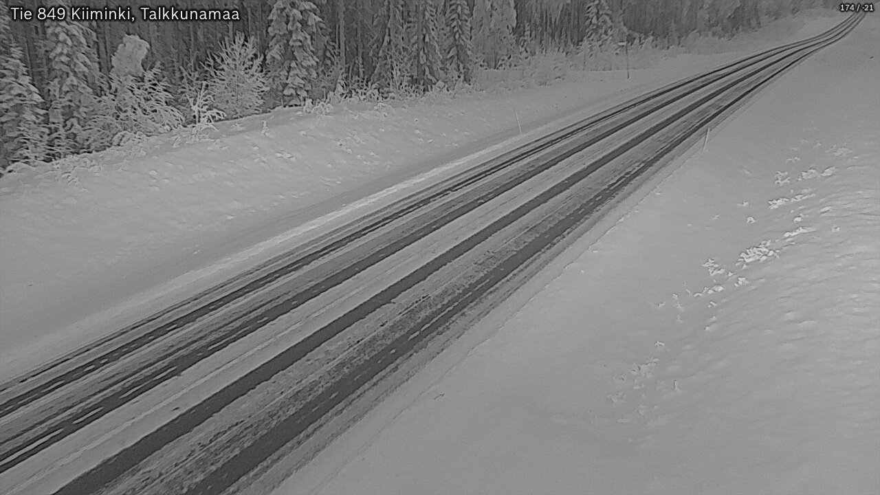 Kelikamerat Kuva Tie 849 Kiiminki, Talkkunamaa, Oulu, Pohjois-Pohjanmaa
