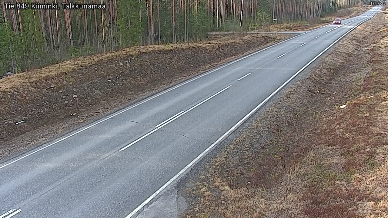 Kelikamerat Kuva Tie 849 Kiiminki, Talkkunamaa, Oulu, Pohjois-Pohjanmaa