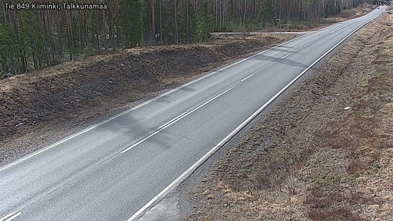 Kelikamerat Kuva Tie 849 Kiiminki, Talkkunamaa, Oulu, Pohjois-Pohjanmaa
