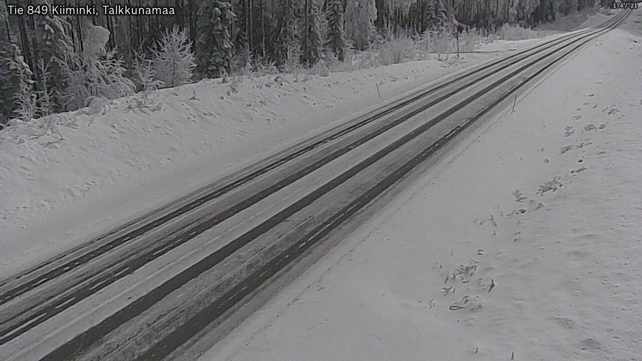 Kelikamerat Kuva Tie 849 Kiiminki, Talkkunamaa, Oulu, Pohjois-Pohjanmaa