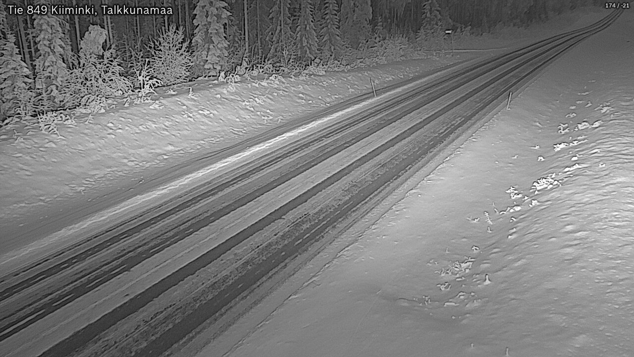 Kelikamerat Kuva Tie 849 Kiiminki, Talkkunamaa, Oulu, Pohjois-Pohjanmaa