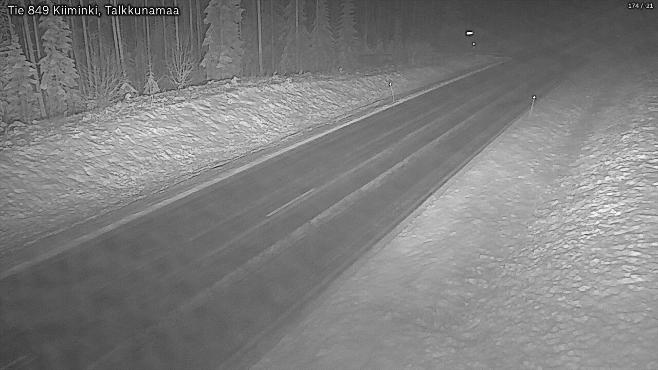 Kelikamerat Kuva Tie 849 Kiiminki, Talkkunamaa, Oulu, Pohjois-Pohjanmaa