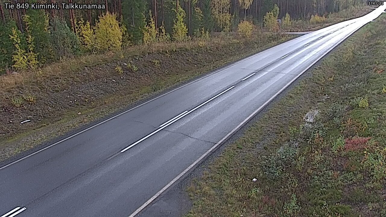 Kelikamerat Kuva Tie 849 Kiiminki, Talkkunamaa, Oulu, Pohjois-Pohjanmaa