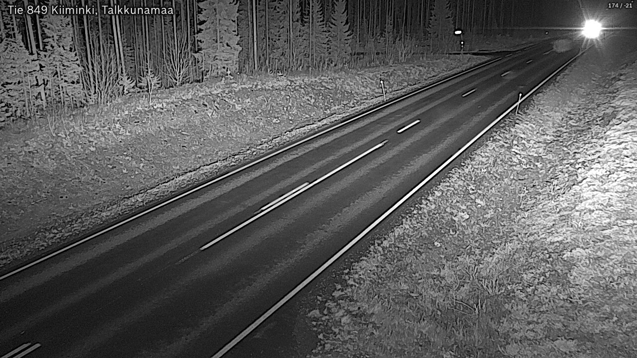 Kelikamerat Kuva Tie 849 Kiiminki, Talkkunamaa, Oulu, Pohjois-Pohjanmaa