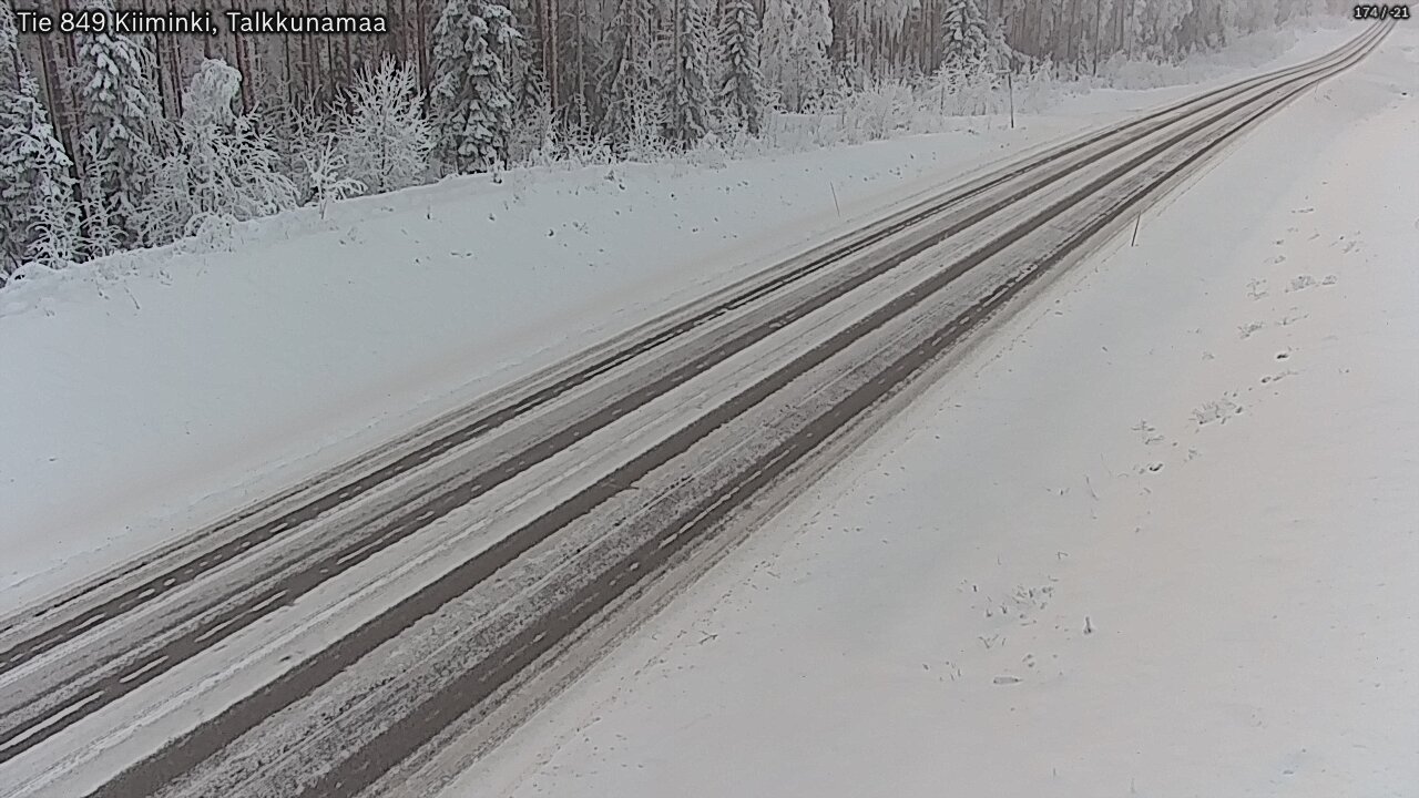 Kelikamerat Kuva Tie 849 Kiiminki, Talkkunamaa, Oulu, Pohjois-Pohjanmaa