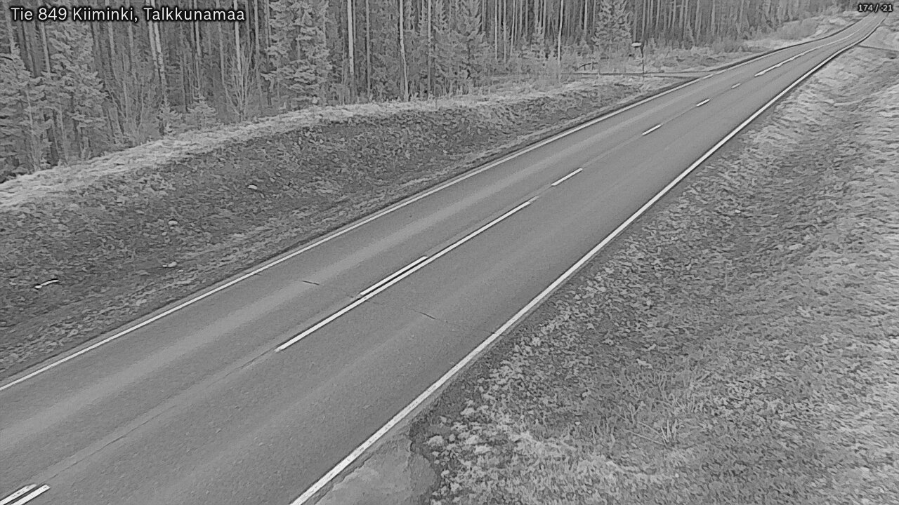 Kelikamerat Kuva Tie 849 Kiiminki, Talkkunamaa, Oulu, Pohjois-Pohjanmaa