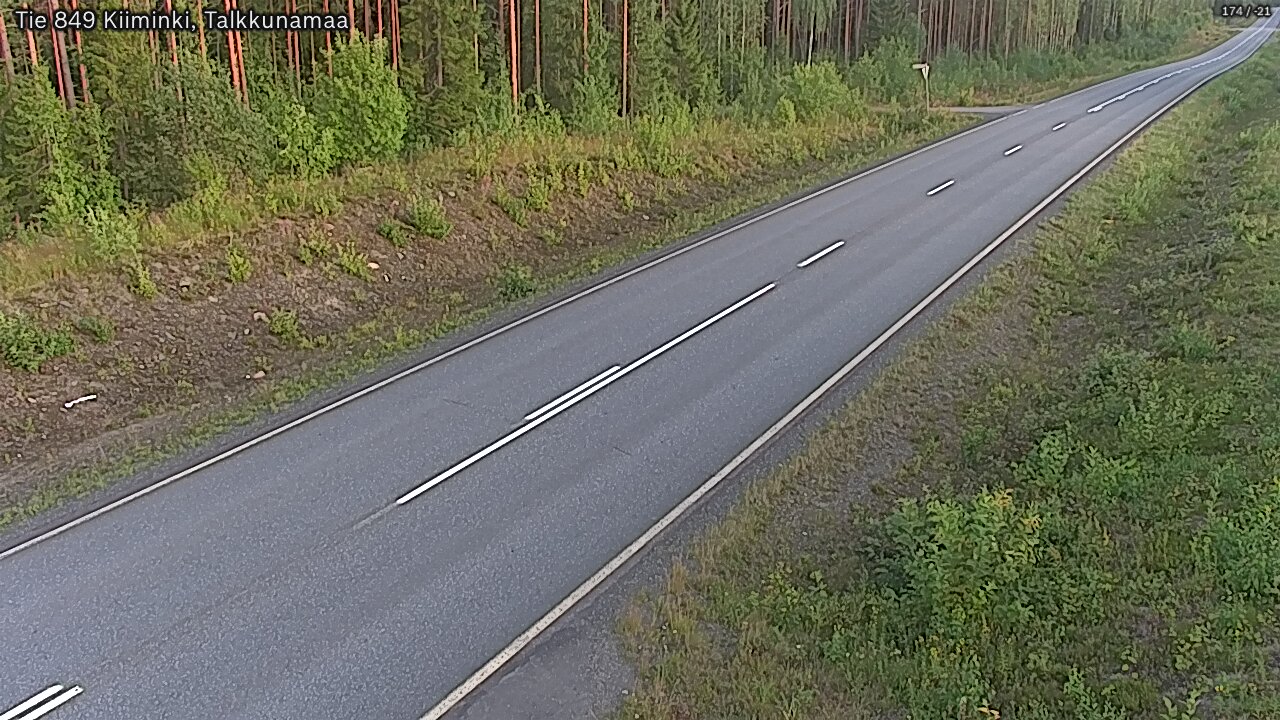 Kelikamerat Kuva Tie 849 Kiiminki, Talkkunamaa, Oulu, Pohjois-Pohjanmaa