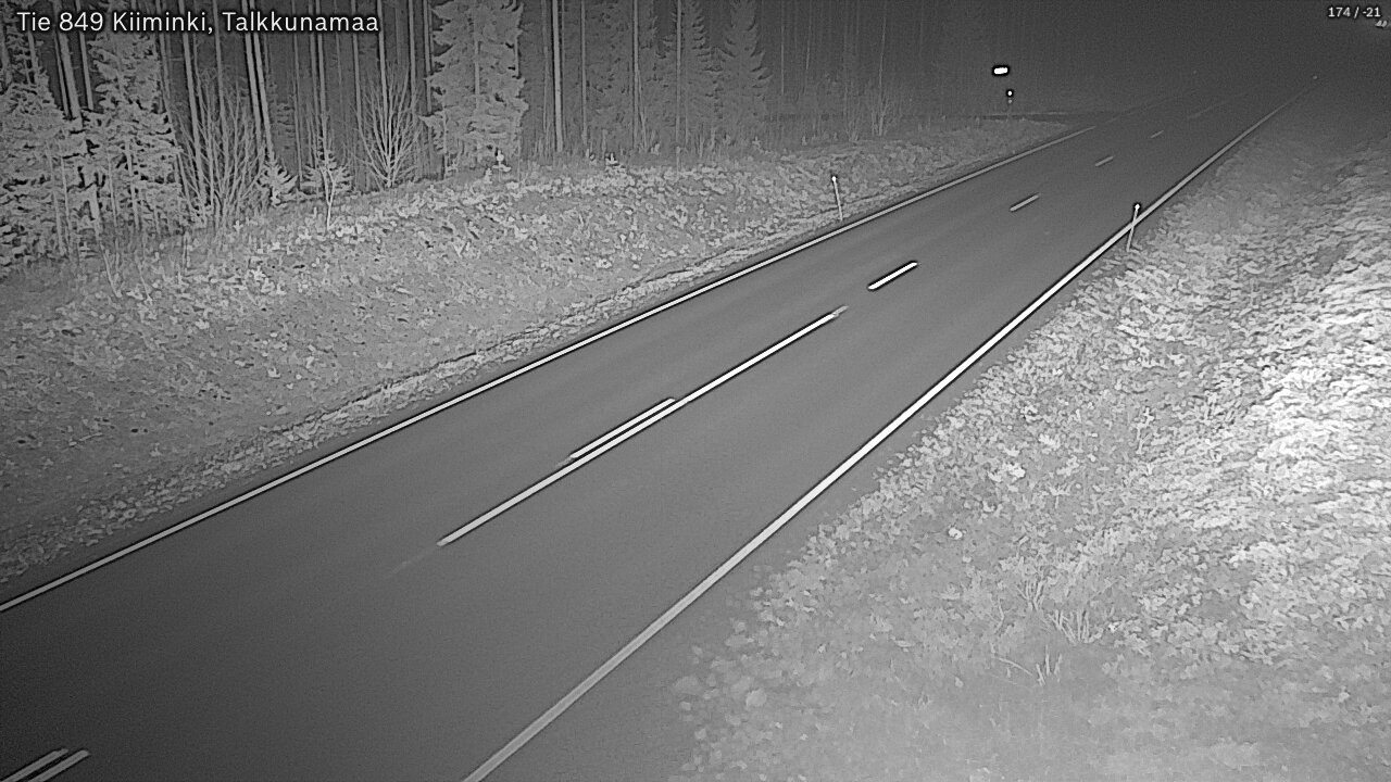 Kelikamerat Kuva Tie 849 Kiiminki, Talkkunamaa, Oulu, Pohjois-Pohjanmaa