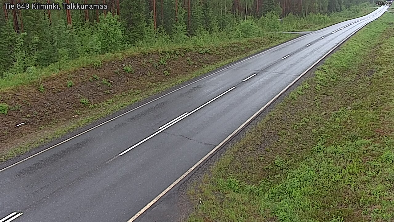 Kelikamerat Kuva Tie 849 Kiiminki, Talkkunamaa, Oulu, Pohjois-Pohjanmaa
