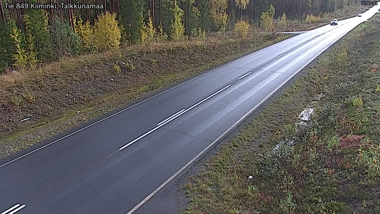 Kelikamerat Kuva Tie 849 Kiiminki, Talkkunamaa, Oulu, Pohjois-Pohjanmaa