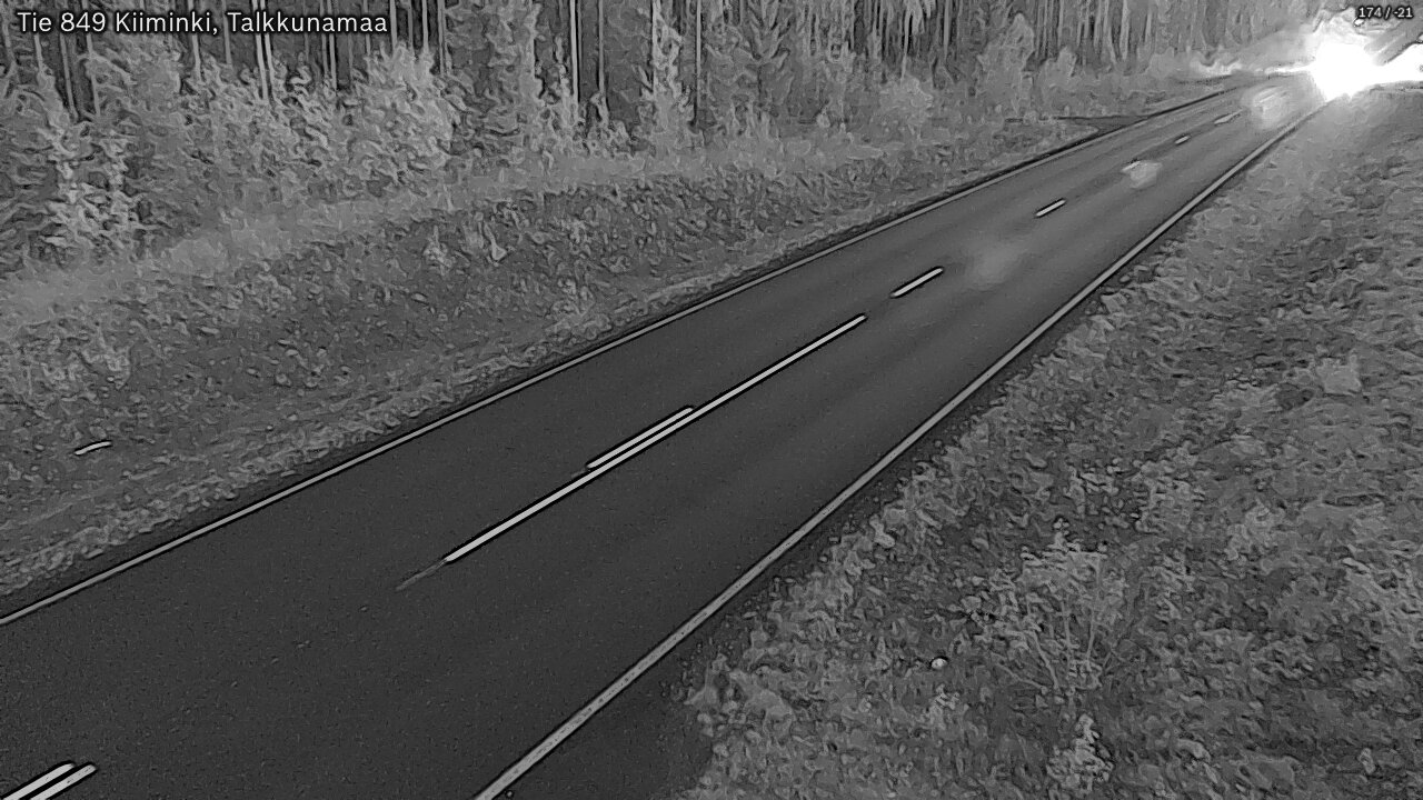 Kelikamerat Kuva Tie 849 Kiiminki, Talkkunamaa, Oulu, Pohjois-Pohjanmaa