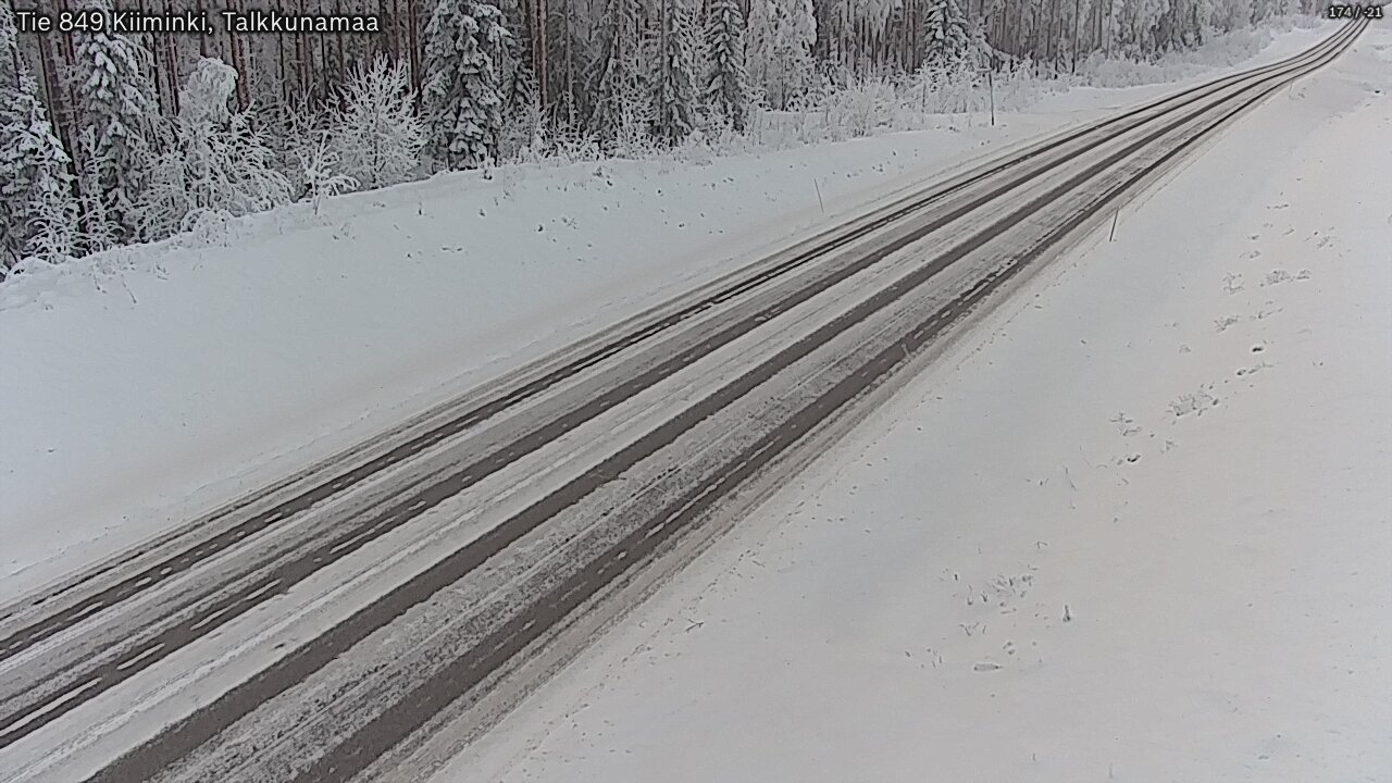 Kelikamerat Kuva Tie 849 Kiiminki, Talkkunamaa, Oulu, Pohjois-Pohjanmaa