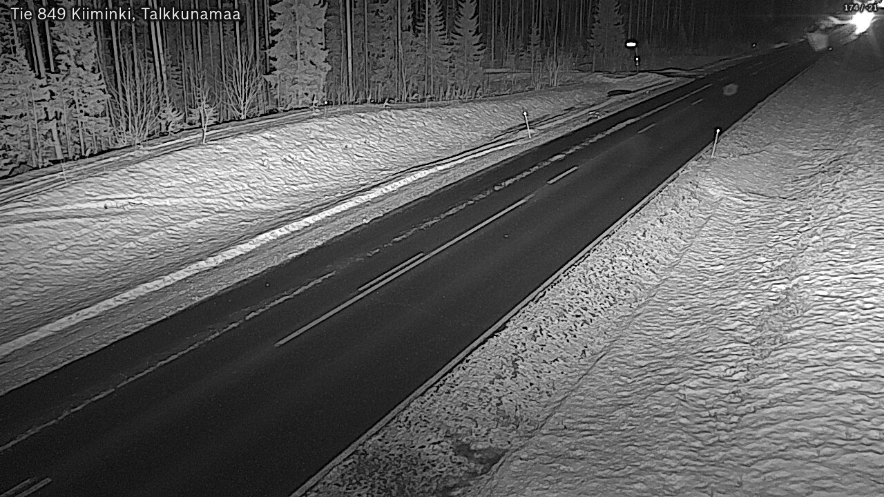 Kelikamerat Kuva Tie 849 Kiiminki, Talkkunamaa, Oulu, Pohjois-Pohjanmaa