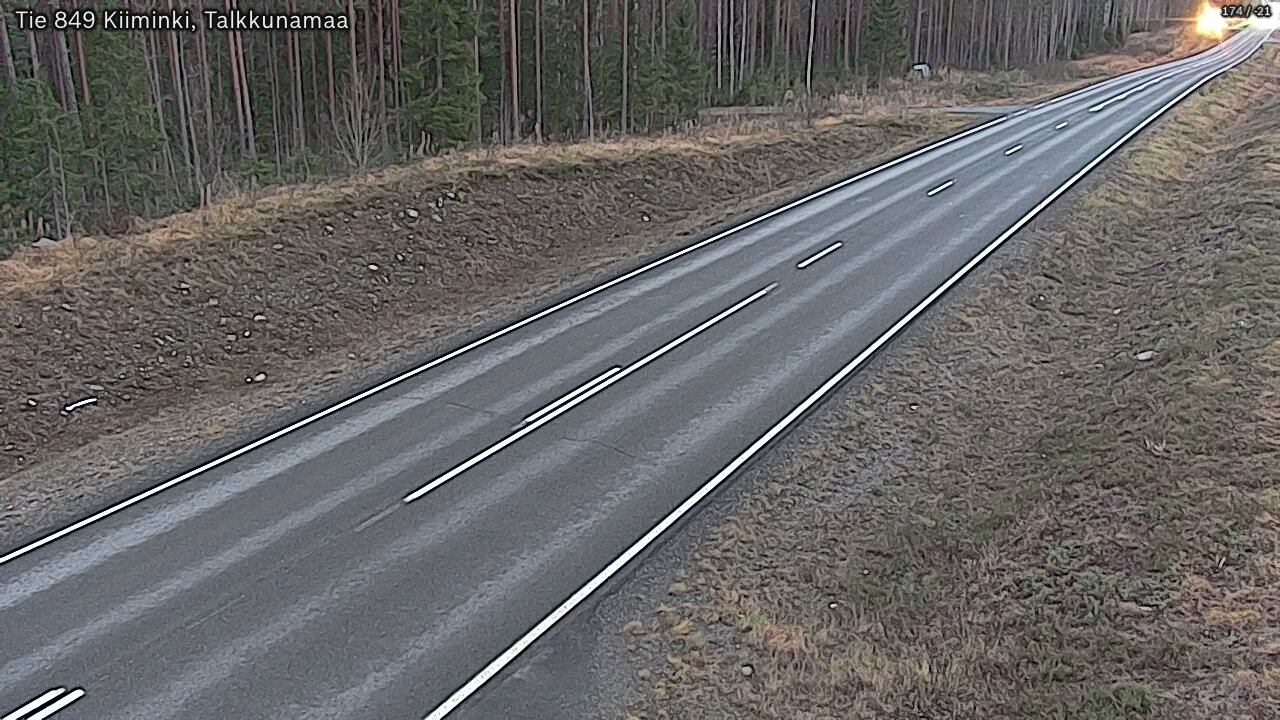 Kelikamerat Kuva Tie 849 Kiiminki, Talkkunamaa, Oulu, Pohjois-Pohjanmaa