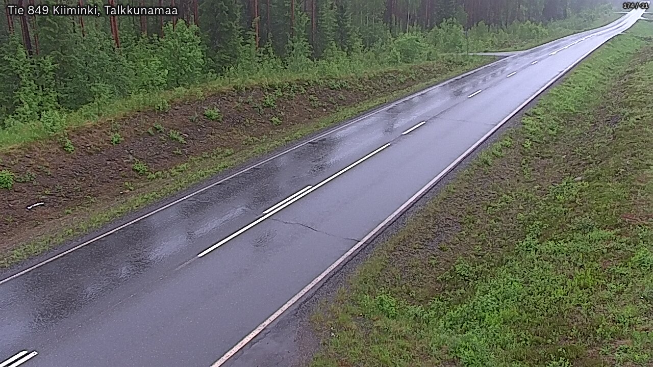Kelikamerat Kuva Tie 849 Kiiminki, Talkkunamaa, Oulu, Pohjois-Pohjanmaa