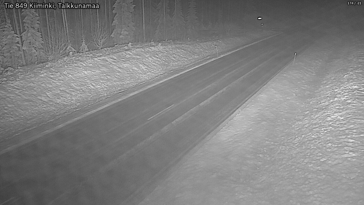 Kelikamerat Kuva Tie 849 Kiiminki, Talkkunamaa, Oulu, Pohjois-Pohjanmaa