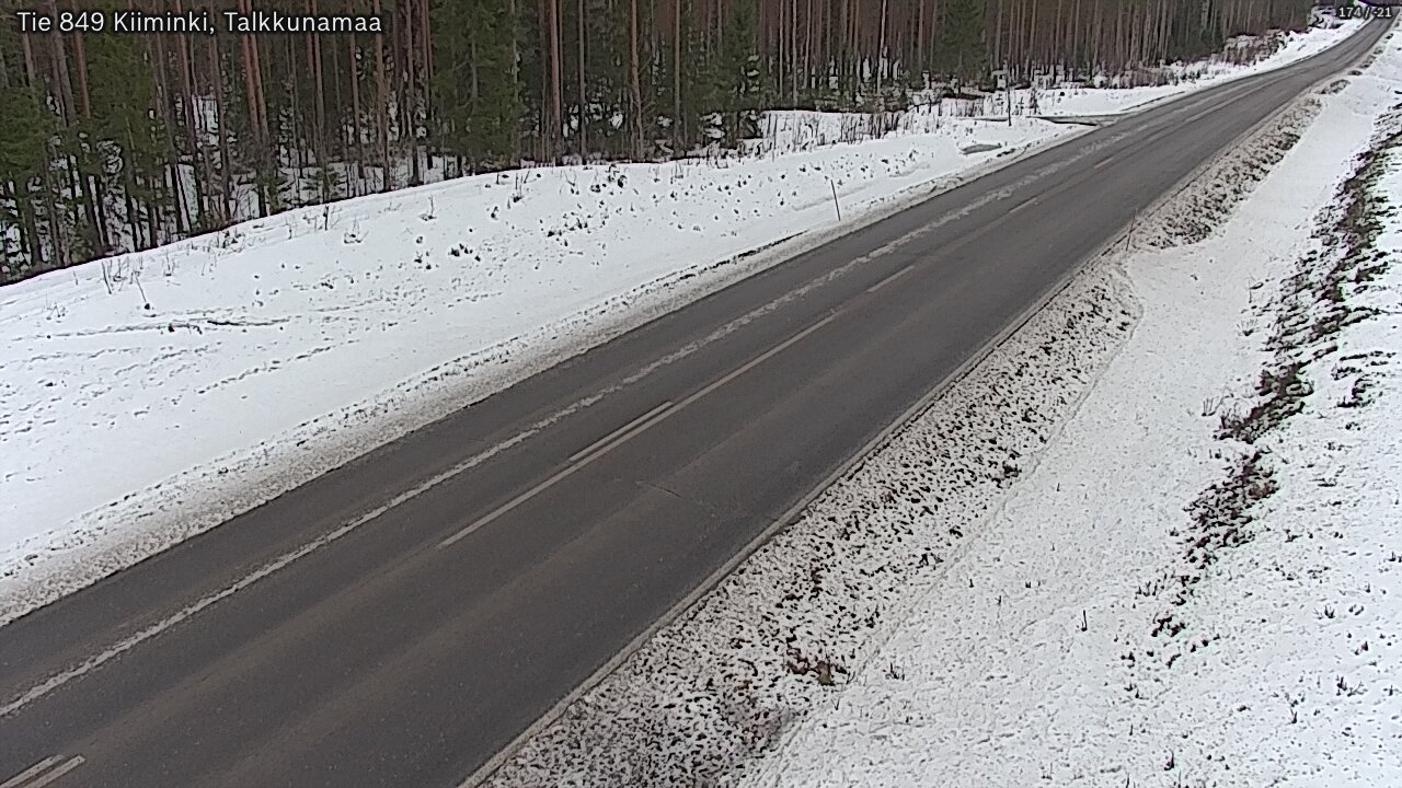 Kelikamerat Kuva Tie 849 Kiiminki, Talkkunamaa, Oulu, Pohjois-Pohjanmaa