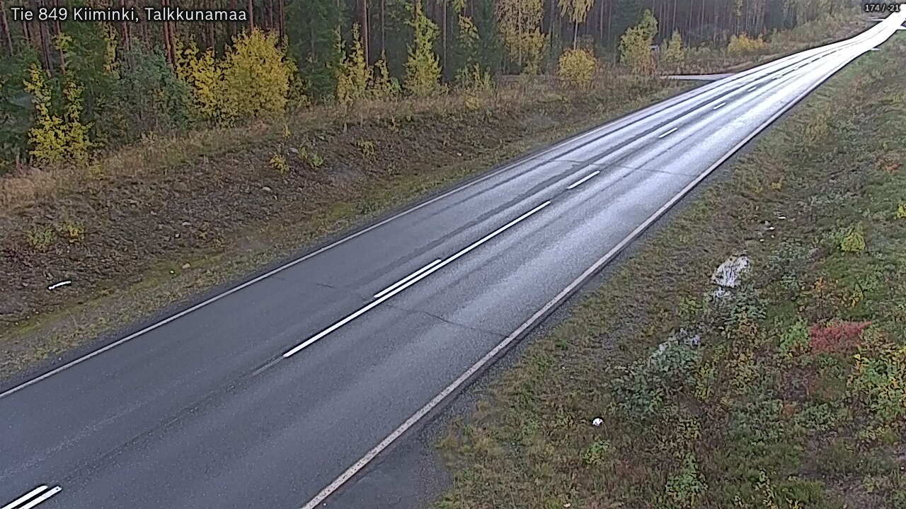 Kelikamerat Kuva Tie 849 Kiiminki, Talkkunamaa, Oulu, Pohjois-Pohjanmaa