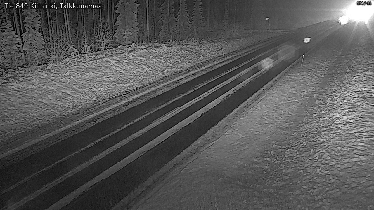 Kelikamerat Kuva Tie 849 Kiiminki, Talkkunamaa, Oulu, Pohjois-Pohjanmaa