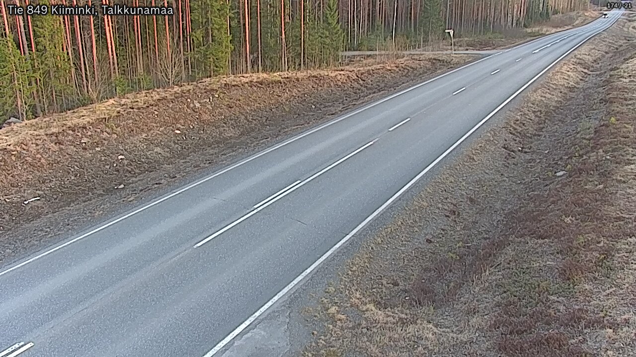 Kelikamerat Kuva Tie 849 Kiiminki, Talkkunamaa, Oulu, Pohjois-Pohjanmaa