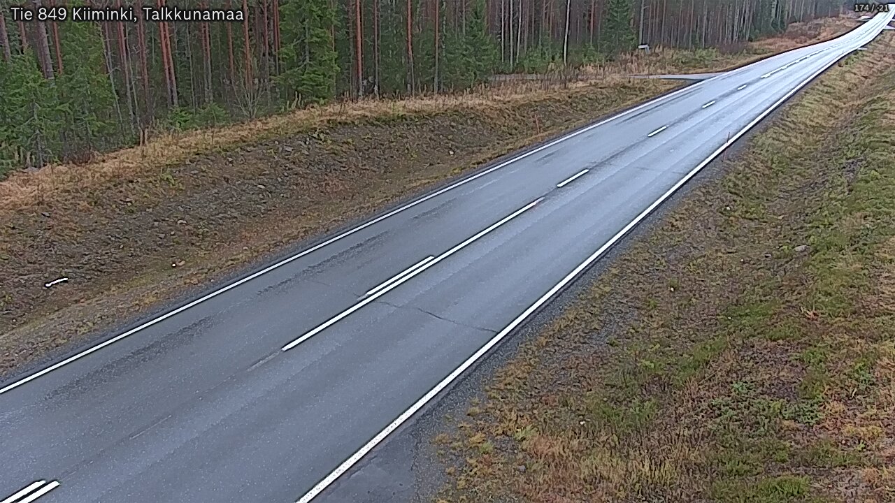 Kelikamerat Kuva Tie 849 Kiiminki, Talkkunamaa, Oulu, Pohjois-Pohjanmaa