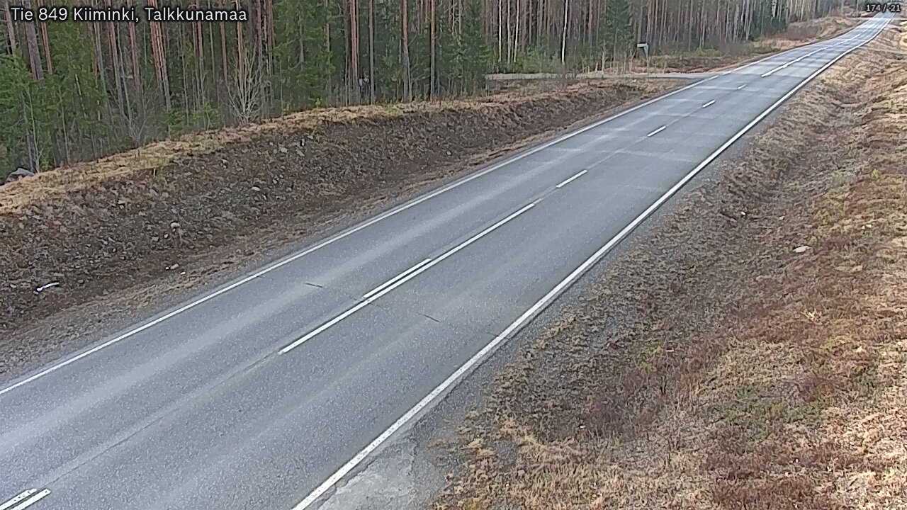 Kelikamerat Kuva Tie 849 Kiiminki, Talkkunamaa, Oulu, Pohjois-Pohjanmaa