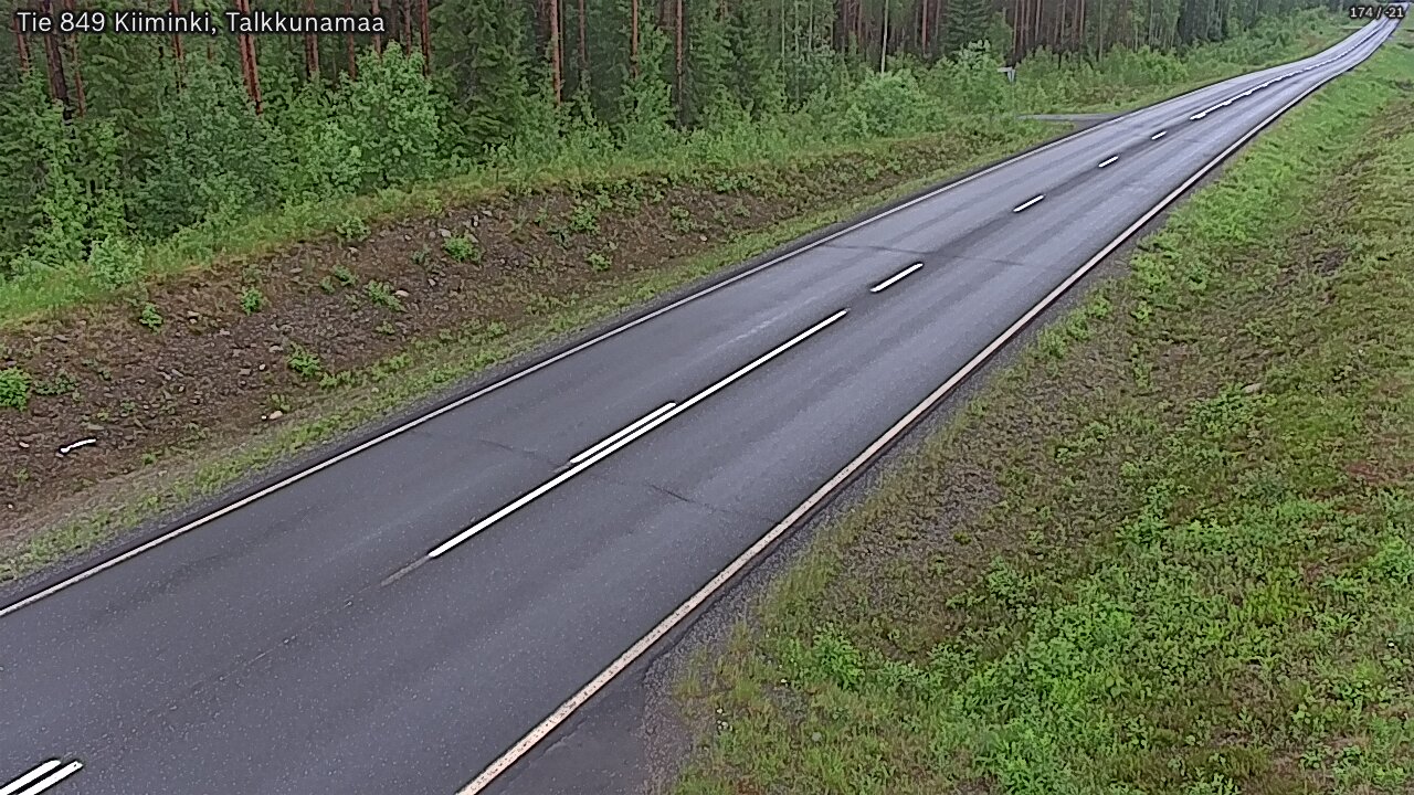 Kelikamerat Kuva Tie 849 Kiiminki, Talkkunamaa, Oulu, Pohjois-Pohjanmaa